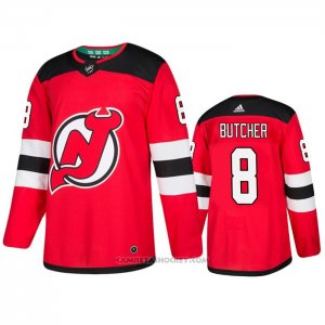 Camiseta Hockey New Jersey Devils Will Butcher Primera Autentico Rojo