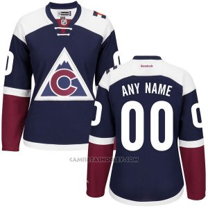 Camiseta Hockey Nino Colorado Avalanche Reebok Navy Personalizada Azul