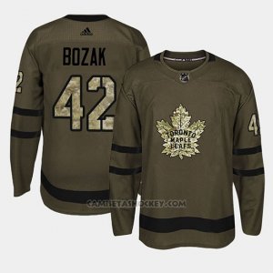 Camiseta Toronto Maple Leafs Tyler Bozak Camo Salute To Service