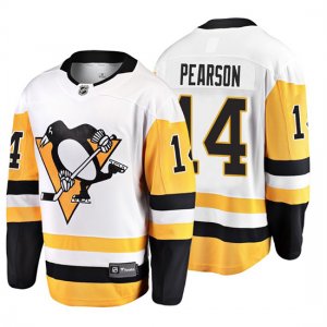 Camiseta Pittsburgh Penguins Tanner Pearson 2019 Away Fanatics Breakaway Blanco