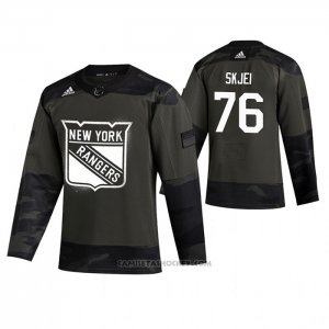 Camiseta Hockey New York Rangers Brady Skjei 2019 Veterans Day Camuflaje