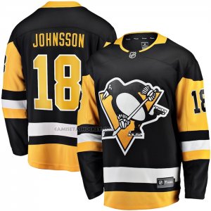 Camiseta Hockey Pittsburgh Penguins Andreas Johnsson Primera Breakaway Negro