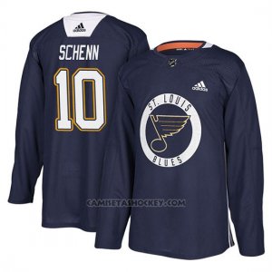 Camiseta St. Louis Blues Brayden Schenn New Season Practice Azul