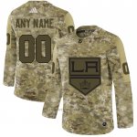 Camiseta Hockey Los Angeles Kings 2019 Salute to Service Personalizada Camuflaje