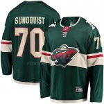 Camiseta Hockey Minnesota Wild Oskar Sundqvist Primera Breakaway Verde