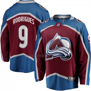 Camiseta Hockey Colorado Avalanche Evan Rodrigues Primera Breakaway Azul