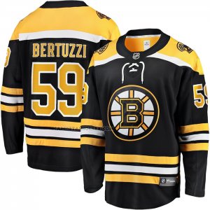 Camiseta Hockey Boston Bruins Tyler Bertuzzi Primera Breakaway Negro