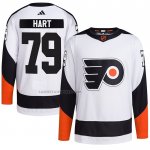 Camiseta Hockey Philadelphia Flyers Carter Hart Reverse Retro Autentico Blanco