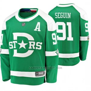 Camiseta Hockey Dallas Stars Tyler Seguin Breakaway Jugador 2020 Winter Classic Verde
