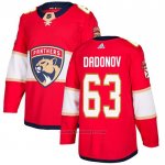 Camiseta Hockey Florida Panthers 63 Evgenii Dadonov Primera Autentico Rojo