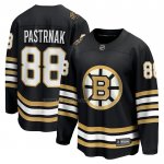 Camiseta Hockey Boston Bruins David Pastrnak 100th Aniversario Premier Breakaway Negro