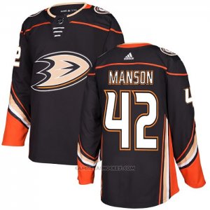 Camiseta Hockey Anaheim Ducks 42 Josh Manson Fights Cancer Practice Negro