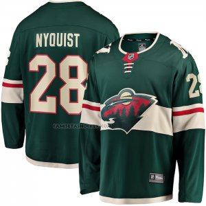 Camiseta Hockey Minnesota Wild Gustav Nyquist Primera Breakaway Verde