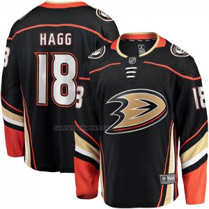 Camiseta Hockey Anaheim Ducks Robert Hagg Primera Breakaway Negro