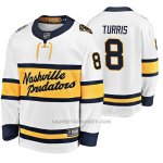 Camiseta Hockey Nashville Predators Kyle Turris Breakaway Jugador 2020 Winter Classic Blanco