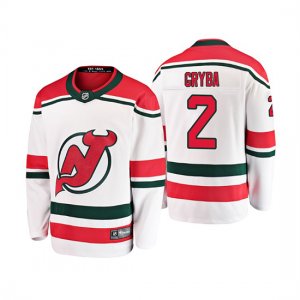 Camiseta Nino New Jersey Devils Eric Gryba Alternato Breakaway Blanco