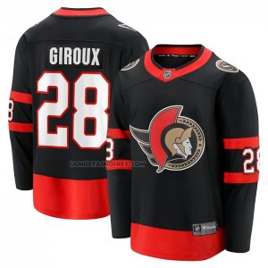 Camiseta Hockey Ottawa Senators Claude Giroux Primera Premier Breakaway Negro