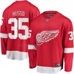 Camiseta Hockey Detroit Red Wings Ville Husso Primera Breakaway Rojo