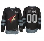 Camiseta Hockey Hombre Arizona Coyotes Personalizada Negro