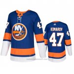 Camiseta Hockey New York Islanders Leo Komarov Primera Autentico Azul