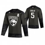 Camiseta Hockey Florida Panthers Aaron Ekblad 2019 Veterans Day Camuflaje