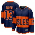 Camiseta Hockey New York Islanders Mathew Barzal 2024 NHL Stadium Series Breakaway Azul