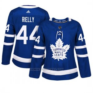 Camiseta Mujer Maple Leafs 44 Morgan Rielly Blue Adizero Jugador Home