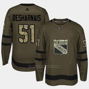 Camiseta New York Rangers David Desharnais Camo Salute To Service