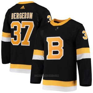 Camiseta Hockey Boston Bruins Patrice bergeron Alterno Autentico Negro