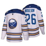 Camiseta Hockey Hombre Autentico Buffalo Sabres 26 Matt Moulson 2018 Winter Classic Blanco