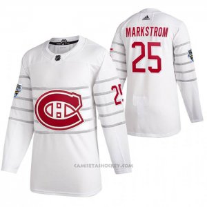 Camiseta Hockey Montreal Canadiens Jacob Markstrom Autentico 2020 All Star Blanco