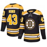 Camiseta Boston Bruins Danton Heinen Autentico Home Negro