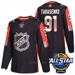 Camiseta Hockey Hombre St. Louis Blues 91 Vladimir Tarasenko Negro 2018 All Star Autentico
