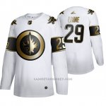 Camiseta Hockey Winnipeg Jets Patrik Laine Golden Edition Limited Blanco