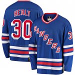 Camiseta Hockey New York Rangers Glenn Healy Premier Breakaway Retired Azul