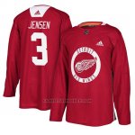 Camiseta Detroit Red Wings Nick Jensen Practice Rojo