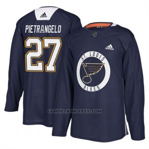 Camiseta St. Louis Blues Alex Pietrangelo New Season Practice Azul