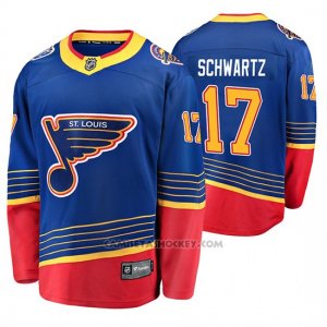 Camiseta Hockey St. Louis Blues Jaden Schwartz Retro Premier Azul