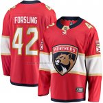 Camiseta Hockey Florida Panthers Gustav Forsling Primera Breakaway Rojo