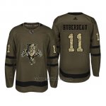 Camiseta Florida Panthers 11 Jonathan Huberdeau Camo Salute To Service