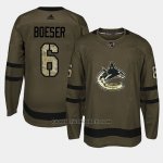 Camiseta Vancouver Canucks Brock Boeser Camo Salute To Service