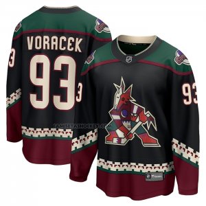 Camiseta Hockey Arizona Coyotes Jakub Voracek Primera Breakaway Negro