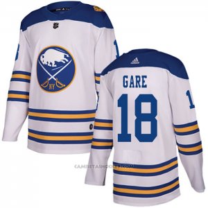 Camiseta Hockey Buffalo Sabres 18 Danny Gare Autentico 2018 Winter Classic Blanco