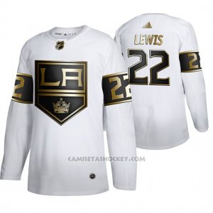 Camiseta Hockey Los Angeles Kings Trevor Lewis Golden Edition Limited Blanco