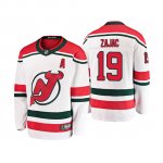 Camiseta Nino New Jersey Devils Travis Zajac Alternato Breakaway Blanco