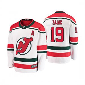 Camiseta Nino New Jersey Devils Travis Zajac Alternato Breakaway Blanco