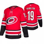 Camiseta Hockey Carolina Hurricanes Dougie Hamilton Primera Rojo