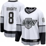 Camiseta Hockey Los Angeles Kings Drew Doughty Alterno Premier Breakaway Blanco