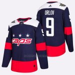 Camiseta Washington Capitals Braden Holtby 2018 Stadium Series Azul