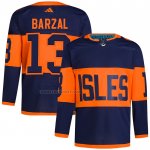Camiseta Hockey New York Islanders Mathew Barzal 2024 NHL Stadium Series Primegreen Autentico Azul